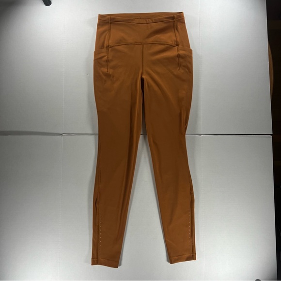 Lululemon Swift Speed High Rise Tight 28" Copper Brown Leggings Women's Size 6 - Picture 5 of 8
